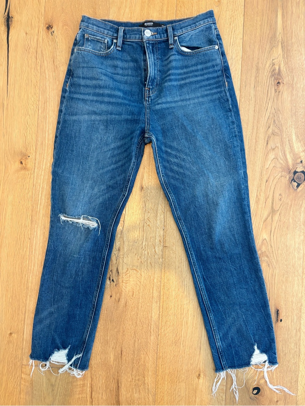 Hudson “Holly” Jeans in Dark Blue Wash
